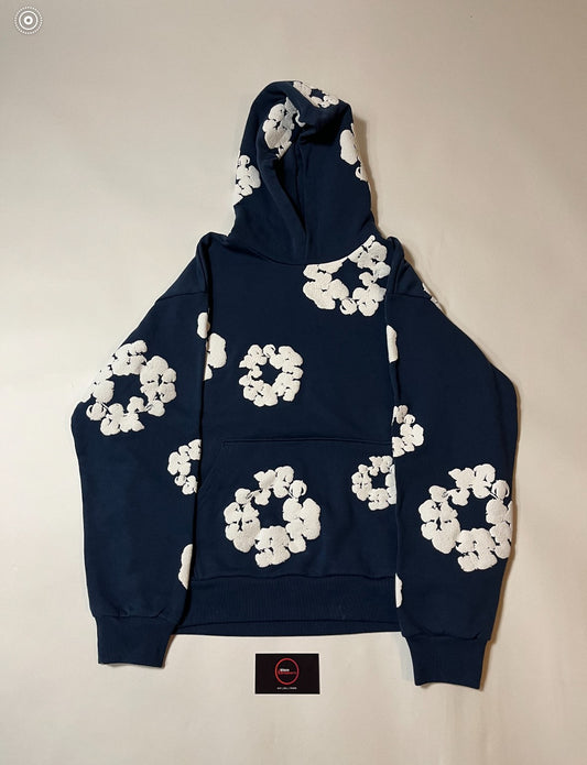 Denim Tears - The Cotton Wreath - Sweatshirt - Navy