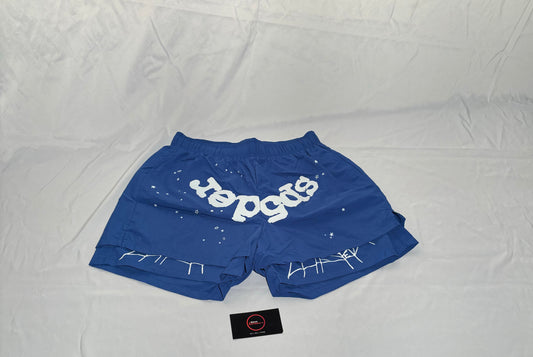 Sp5der - OG Web Double Layer Short - Blue