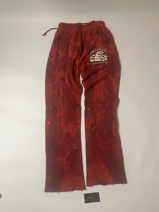 Hellstar - Sweatpants - Sports - Red Tye-Dye