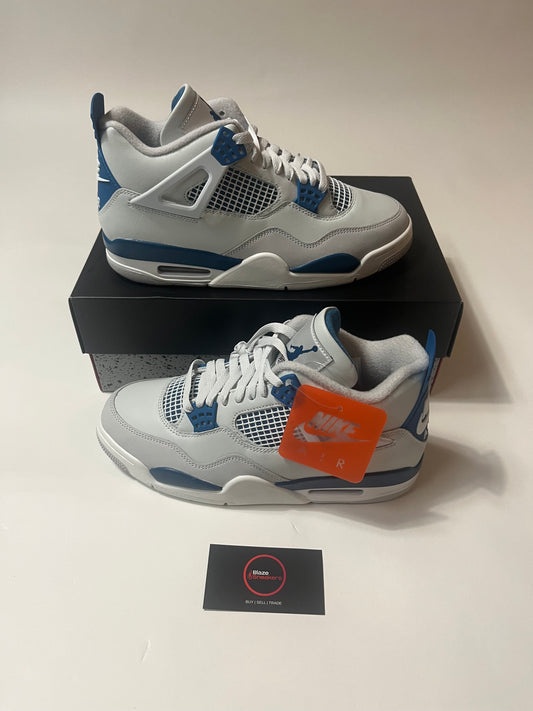 Air Jordan 4 Retro - Military Blue - Grade School